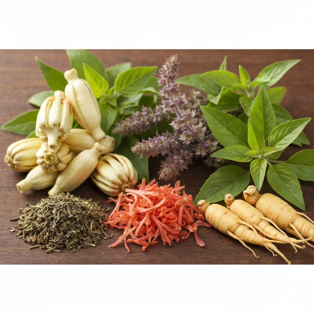 Adaptogenic herbs and plants